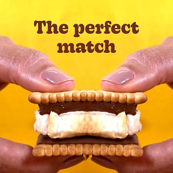 BAUDUCCO CHOCO BISCUIT S’MORES KIT – INDIVIDUALLY WRAPPED PACKS WITH CHOCOLATE BISCUITS AND MARSHMALLOWS FOR EASY S’MORES MAKING, 16.94 OZ (PACK OF 20)