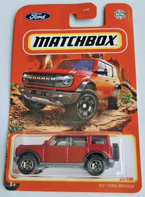 Matchbox 2021 Ford Broncos 21/100 (Red)