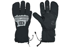 Seibertron T.W.G.S.G 2.0 Rain Cover Gloves - Waterproof and Windproof Motorcycle Bicycle Glove for Adults and Youth