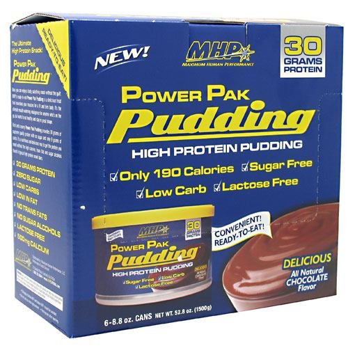 MHP Power Pak Pudding Chocolate -- 8.8 oz Each / Pack of 6
