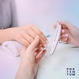 PORTENTUM 8 Pcs Nail Files 100/180 Grit Washable Emery Board Manicure Buffing view 8