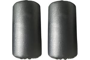 KORIKAHM High Density Foam Roller, Replacement Foam Foot Pads for Home Gym Exercise Machines Equipments, Weight Bench Leg Extension Curl Attachment (Leather 7‘’)