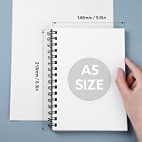 Thboxes A5 Sketch Book, 200GSM 40 Sheets Hardcover Spiral Bound 80 Pages view 2