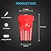 LED Monster T10 194 LED Light Bulb 168 LED Bulbs Bright Instrument Panel Gauge Cluster Dashboard LED Light Bulbs Set 10 T10 LED Bulbs with 10 Twist Lock Socket (Red)