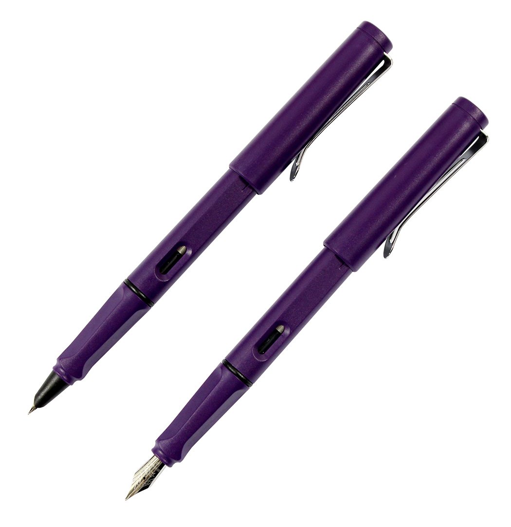 Ranvi 5099 Matte Purple Fountain Pen, 2 PCS, 1 x Fountain Pen,1 x Fine Fountain Pen, Gift Box.