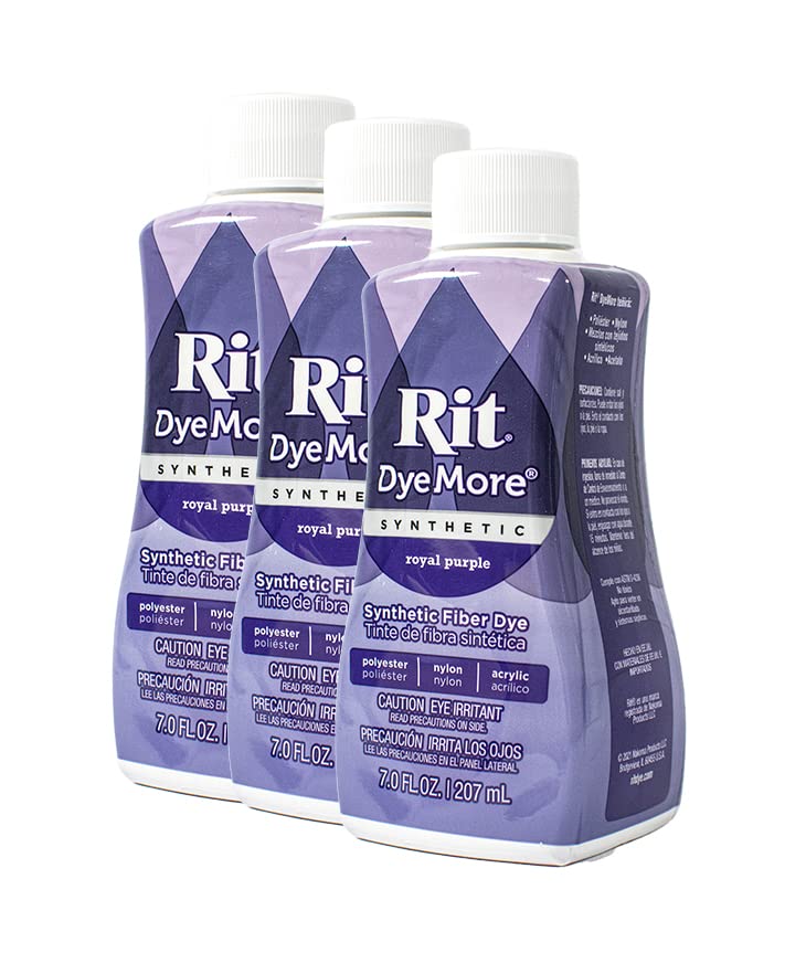Rit Dye Liquid Synthetic 236ml Royal Purple Pack of 12