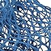 STONCEL Cotton Net Shopping Tote Ecology Market String Bag Organizer (White & Blue)