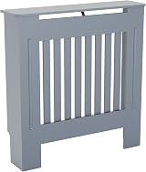 Vida Designs Chelsea Radiator Cover Grey Small Modern Vertical Slat view 8