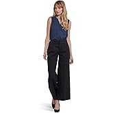 NYDJ Womens Mona Wide Leg Trouser Jeans