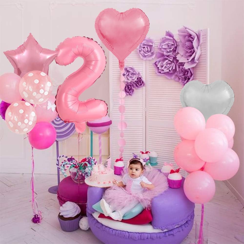 Numero 1 40 Ballon Geant Banniere Joyeux Anniversaire Latex Ballons Arche Ballon Pour Anniversaire Bebe Douche Decor Bapteme Mmtx Rose Decorations De Fete Anniversaire Fille 1 An Enfant Confettis Cuisine Maison