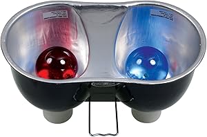 Zoo Med Combo Deep Dome Dual Lamp Fixture