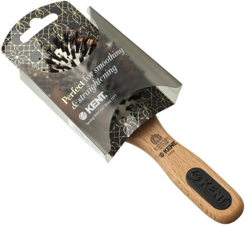 Kent Brushes Perfect for Smoothing Travel Brush, Mixed Bristle Travel Hairbrush, Ideal for Detangling and Smoothing On the Go - Image 3