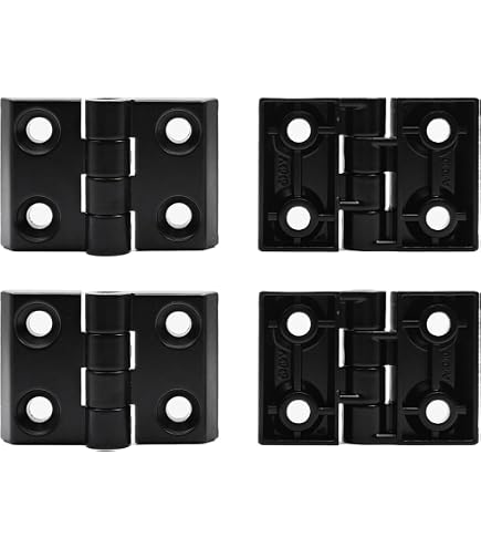 OTTFF 4 Pack Zinc Alloy Slotted Door Hinges Fits 1515 4040 4545 T