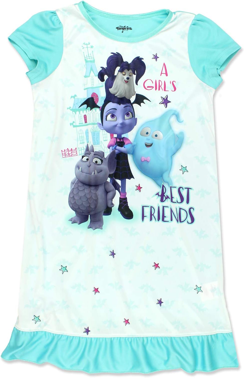 Vampirina Girl's Short Sleeve Nightgown Pajamas