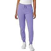 Wink Scrubs for Women, Boundless, Joggers Pants with Drawstring and 6 Pockets, Iris Purple, XL Petite