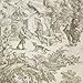 Victoria Park Toile Scallop Valance - Black