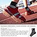 SpemOk Plantar Fasciitis Socks 2 Pairs - Ankle Brace Compression Support Foot Sleeves for Planter Fasciitis, Arch Support, Pain Relief - Open Toe (Black, Large)
