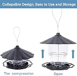 WLLKOO Bird Feeder Plastic Outdoor Hanging Bird Feeder 20 cm 40 oz view 3