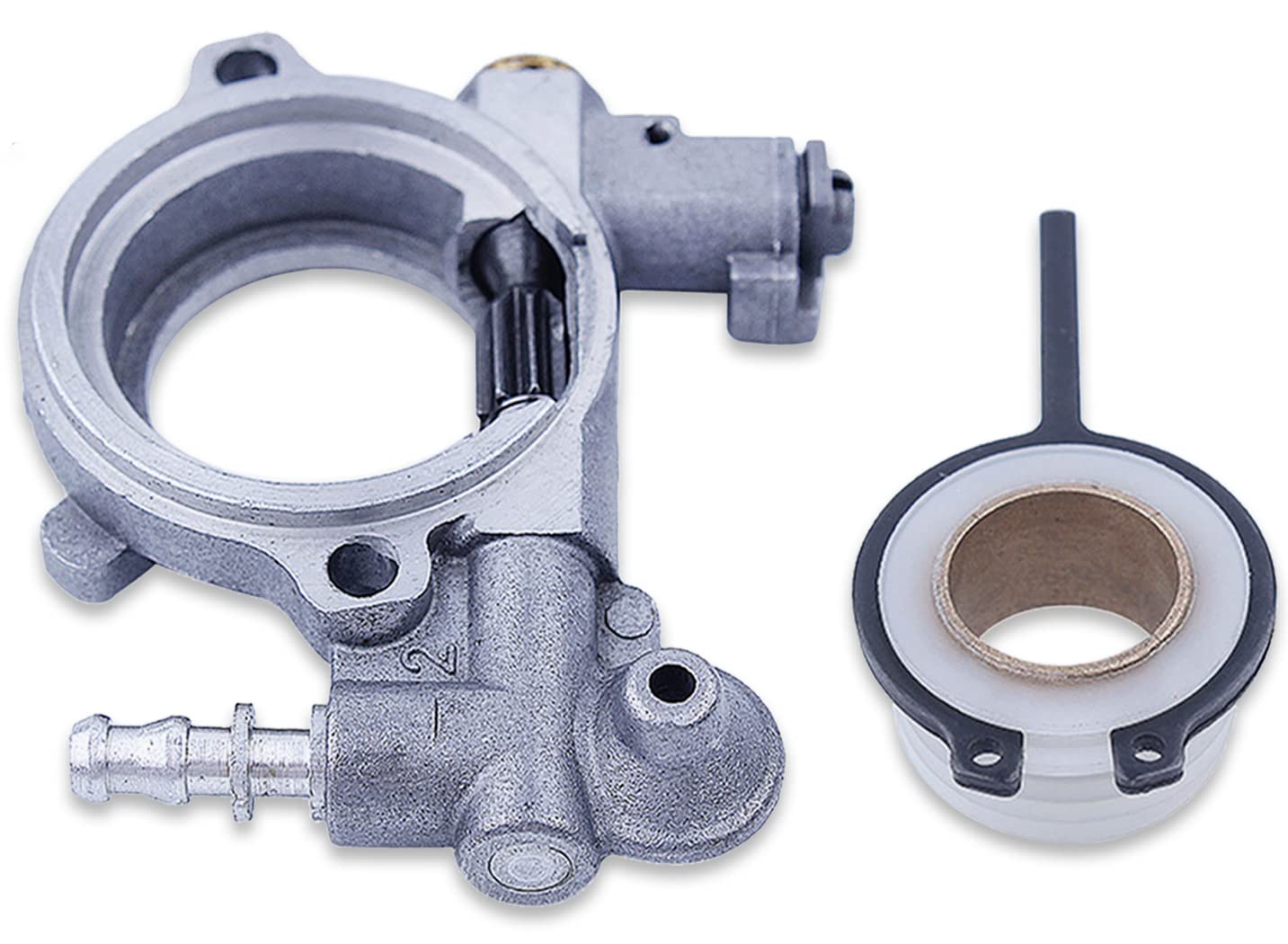 Oil Pump for STIHL MS 260 MS 240 024 AV Series Chainsaw, AUMEL Oiler Oil Pump with Worm Gear Chainsaw Spare Parts Kit, Replaces 1121 007 1043