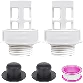 10184 Hose Drain Plug Connector Lawn Garden Hose Drain Plug Adapter | Replacement for Intex Round Swimming Pool Accessories (2PCS)