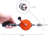 Swpeet Powerful Hand Drill 1/4 Inch with 13Pcs Drill Bit Set Red Silver view 4