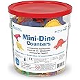 Learning Resources Mini-Dino Counters - 108 Pieces, Ages 3+ Toddler Learning Toys, Dinosaurs for Toddlers, Dinosaurs Action Figure Toys, Kids' Play Dinosaur and Prehistoric Creature Figures