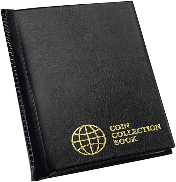 Uncle Paul Coin Storage Albums 200 Grids 4.5x4.5cm Coin Book Coin