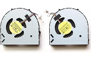 Laptop CPU+GPU Fan Compatible for Alienware 15 17 R1 R2 P42F Series DFS200805000T FG37 + 0F7F42 DFS200805000T FG38 4PIN 5V 0.