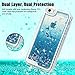 MOLLYCOOCLE iPhone SE Case, iPhone 5 5S Case, 3D Liquid Bling Sparkle Glitter Clear TPU Shell Quicksand Cute Star Fashion Creative for Girls Flowing Protective Cover for iPhone SE/5/5S - Blue