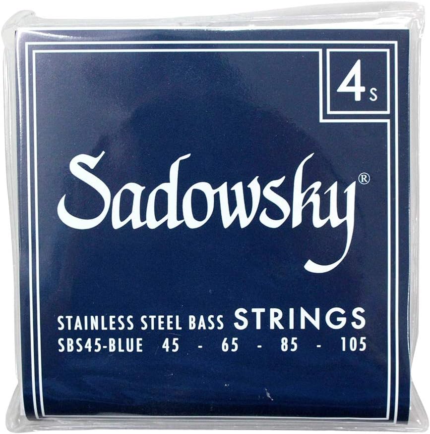 Sadowsky Blue Label Stainless Steel Bass 4-String Standard (45 - 65 - 85 - 105)