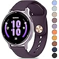 Meliya Bands Compatible with Garmin Vivoactive 5 / Vivoactive 3 Watch Band, Garmin Venu 2 Plus / Venu Sq / Venu Watch Bands Women Men, Soft Silicone Sport Replacement Strap for Garmin Vivoactive 5, Vivoactive 3 Music, Venu 2 Plus, Venu Sq, Venu, Vivomove Sport, Forerunner 645 / 245 Music Smart Watch