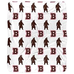 Brown University Blanket, 50"x60" Logo Pattern