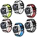CreateGreat for Samsung Gear S3 Frontier and Classic Watch, Soft Replacement Breathable Sport Bands with Air Holes for Samsung Gear S3 Smart Watch Band(6 Pack)