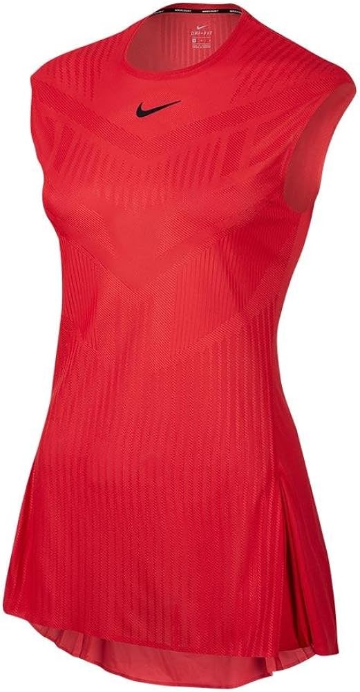 Nike Womens Court Dry Slam Dress Action Red/Midnight Navy at Amazon Womenâs Clothing store