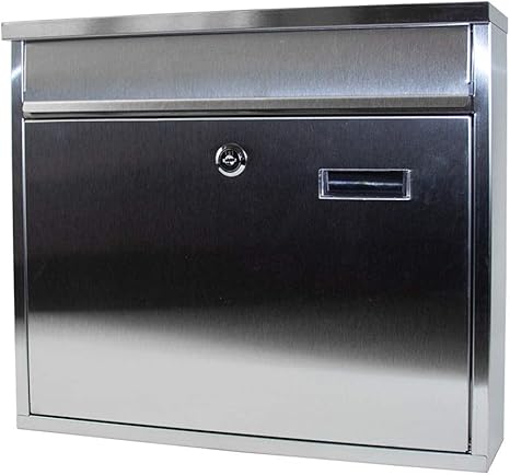 Buzón De Acero Inoxidable Buzón Grande Buzón Montado En La Pared Buzón