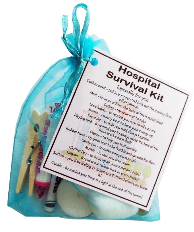 Hospital Survival Kit Gift (Small novelty good luck/get well soon gift)
