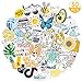 50PCs VSCO Stickers for Hydro Flask, Enjoyee Cartoon Waterproof Vinyl Water Bottle Stickers for Teens, Girls for VSCO Girls with Wrapping Box Decorated