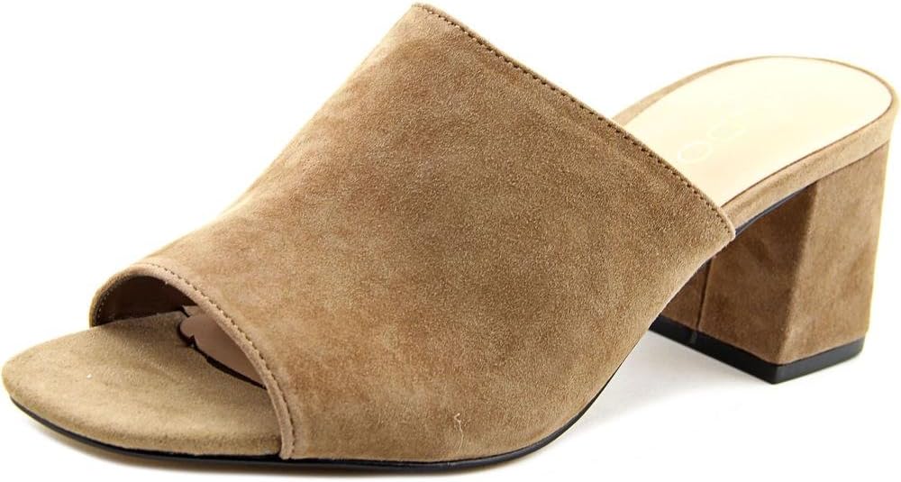 open toe suede shoes