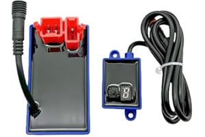 GALLOPINGKNIGHT 6 Pin DC Racing CDI Box Motorcycle Ignition Control Unit for CG125 150 200 250cc Moped Scooter ATV Quad Go Kart Pit Dirt Bike with 1M Long Wire 9-Stage Digitally Adjustable