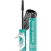 Thrive Causemetics Liquid Lash Extensions Mascara, Tubing Thrive Mascara Lengthening, Volumizing & Curling, Smudge Proof, Washable, No Clumping or Flaking, Vegan & Cruelty Free, Brynn (Rich Black)