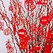 Winlyn 106 Pcs Chinese New Year Decorations - Hanging Good Luck Ornaments, Red Lanterns, Festive Tree Ornaments, Paper Fans for Asian Lunar New Year 2025 Year of The Snake Party Decor