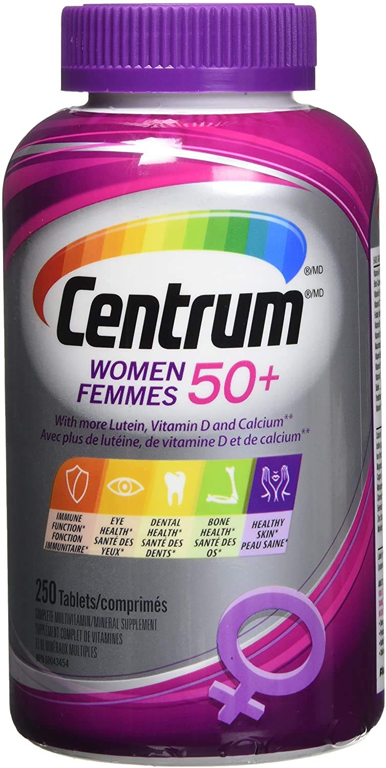 Centrum for Women 50+ 250 Tablets (Value Pack) Buy Online