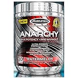 MuscleTech Anarchy Pre-Workout Water Melon Powder, 150 Gram