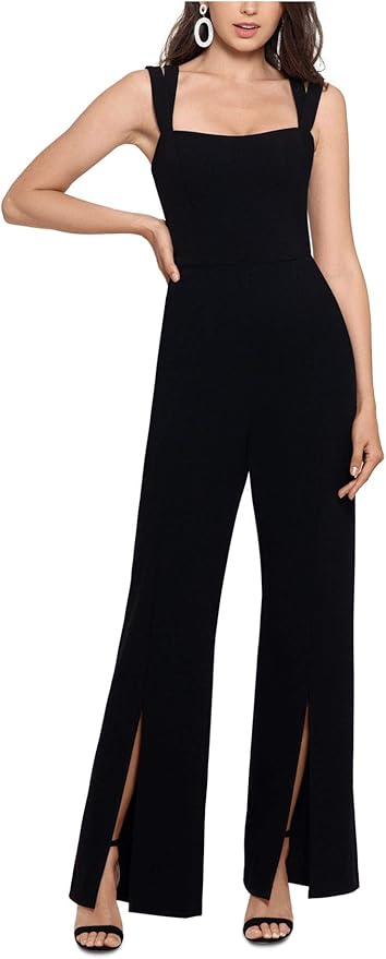 square neck wide leg jumpsuit