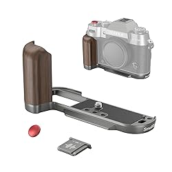 SMALLRIG X-T50 Handgrip, Wooden L-Shape Grip for