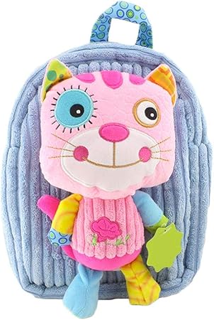 Myonly Petit Sac à Dos Pour Enfant En Peluche Avec Dessin