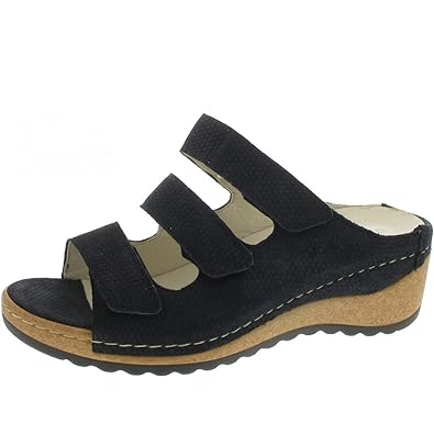 Waldläufer Hanila Pantolette blau