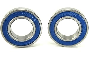 TRB RC 15x28x7mm 6902-2RS Ball Bearings ABEC 3 Blue Rubber Seals (2)