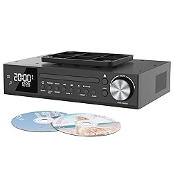 MONODEAL Bluetooth CD Player,Under Cabinet Kitchen