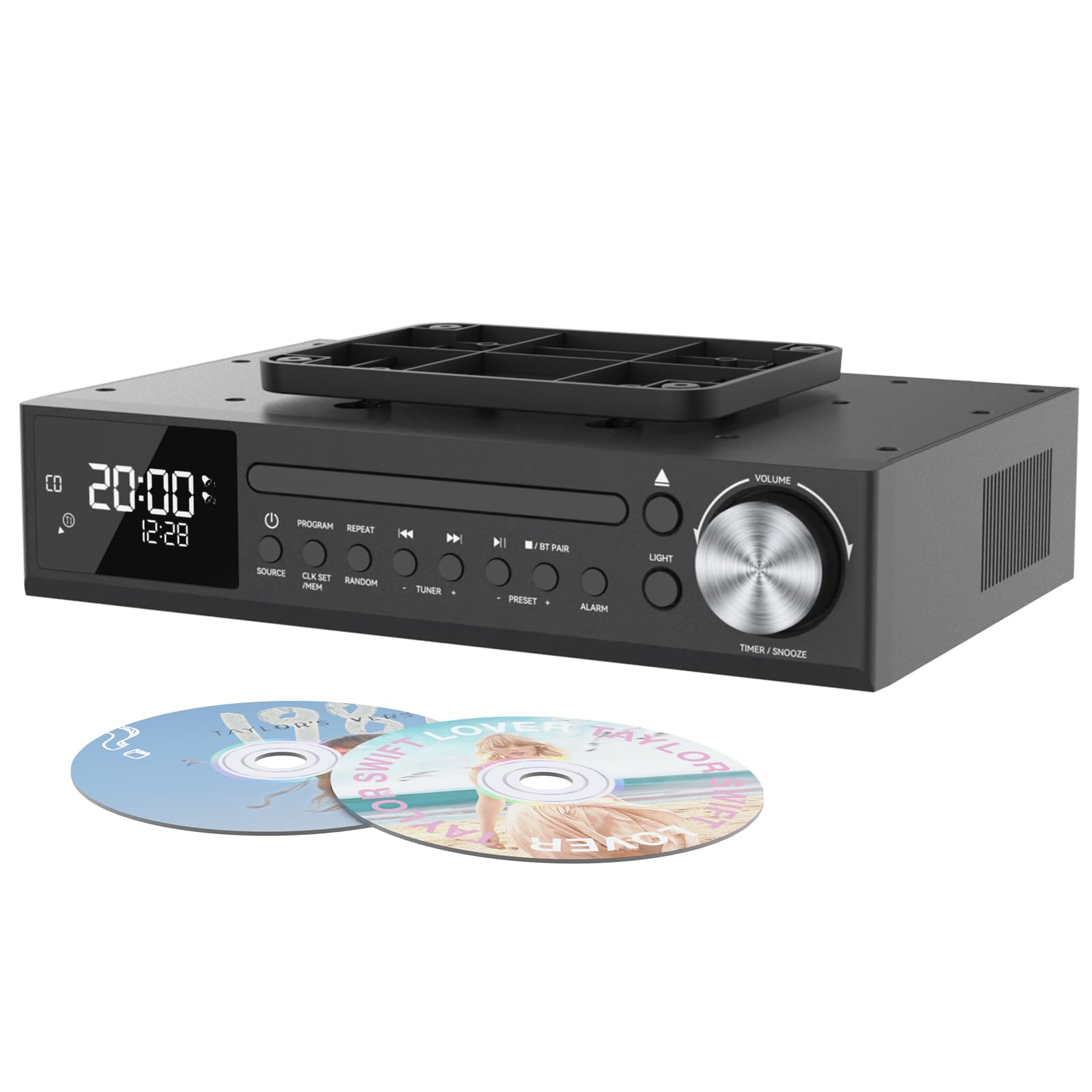 MONODEAL Bluetooth CD Player,Under Cabinet Kitchen